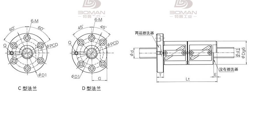 KURODA GR4505BD-DAPR 日本黑田丝杆和THK丝杆