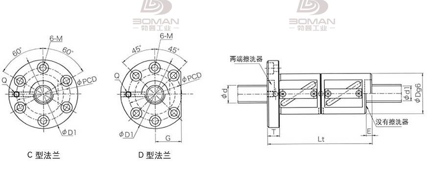 KURODA GR5016ED-CAPR 黑田丝杆图纸